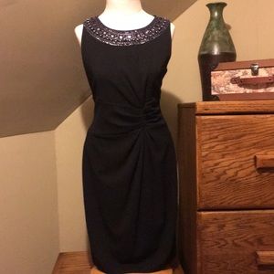 Elegant black and pewter